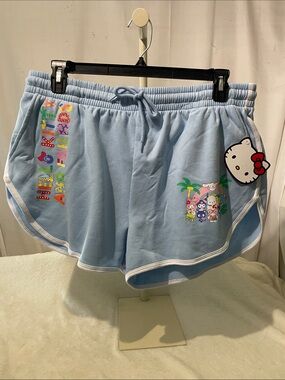 NEW Hello Kitty Friends Light Blue Shorts